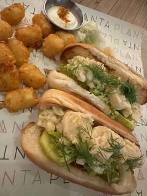 August special - lobster rolls  at PLANTA Cocina in Washington
