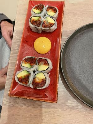 Spicy tuna roll  at PLANTA Cocina in Washington