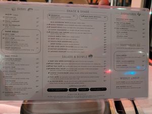 Menu at PLANTA Cocina in Washington