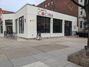 Outside at PLANTA Cocina in Washington