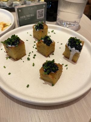 Thousand layer potatoes   at PLANTA Cocina in Washington