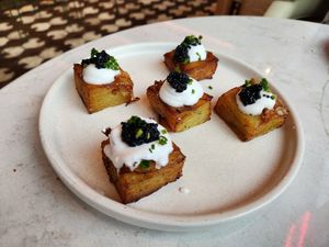 1000 layer potatoes at PLANTA Cocina in Washington