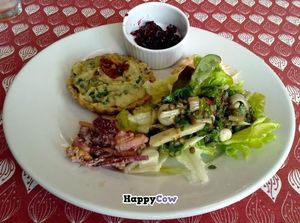 Savoury Tart & Salads at Moose's Kitchen in Hastings