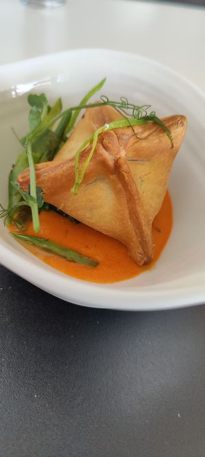 Three Bean Empanadilla at Piatto Nero Ristorante in Mellieha