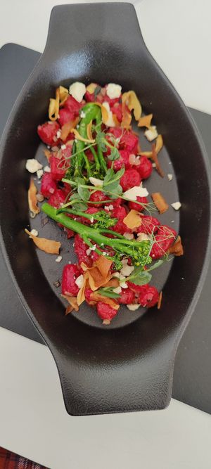 Beetroot & Sage Gnocchi at Piatto Nero Ristorante in Mellieha