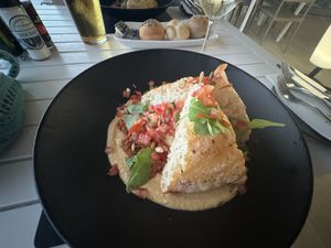 Loaded hummus   at Piatto Nero Ristorante in Mellieha