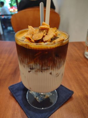 Came back for it again. Delicious. If only they had vegan pastries. And marked vegan menu at Hoff Coffee Brewers in Ho Chi Minh City