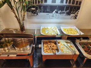 Buffet at Bồng Bềnh Buffet Chay in Hanoi