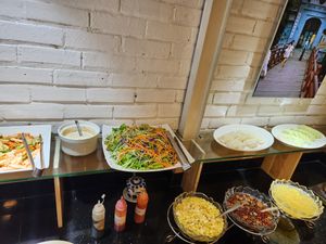 Buffet at Bồng Bềnh Buffet Chay in Hanoi