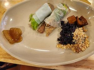 Dessert at Bồng Bềnh Buffet Chay in Hanoi