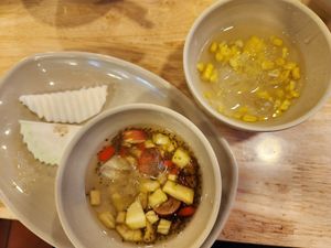 Dessert at Bồng Bềnh Buffet Chay in Hanoi