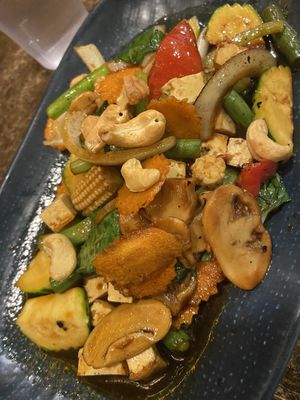 Stir fried veggies   at D'elephant  in Richmond