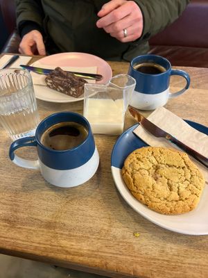 Coffee and some...  at Hustle in Belfast