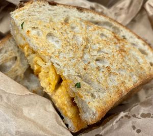 Spicy chickin toasted at Hustle in Belfast