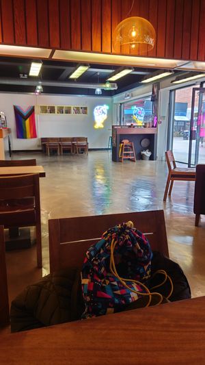 Inside at Hustle in Belfast