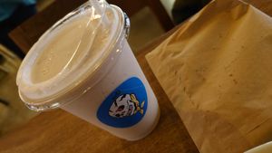 Strawberry milkshake at Hustle in Belfast