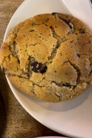 chocolate cookie  at Hustle in Belfast