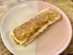 Sausage roll  at Hustle in Belfast