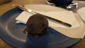 Peanut butter ball at Hustle in Belfast