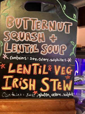 Back again for a quick lunch, we had the soup  at Hustle in Belfast