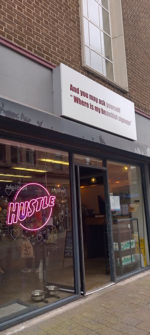 Exterior March 2025 at Hustle in Belfast