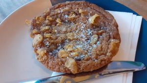 Cornflake chocolate chip cookie at Hustle in Belfast