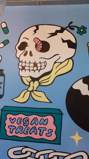 Cool decor 👍 at Hustle in Belfast