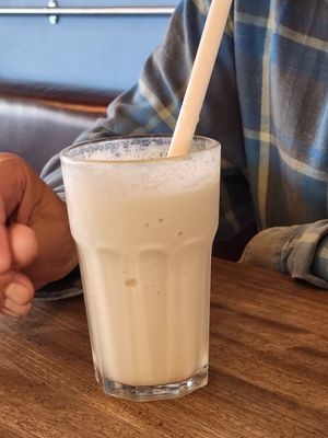 vanilla milkshake at Hustle in Belfast