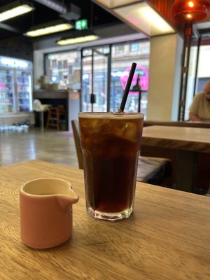 Draft coffee  at Hustle in Belfast