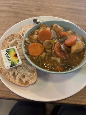 Irish stew  at Hustle in Belfast