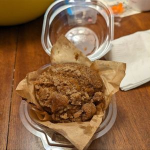 Pumpkin spice muffin at Zephie's Cakes and Desserts in Westerville