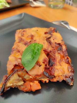 Lasaña at inner you vegan in Tenerife