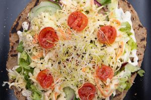 Inner you café
Homemade, guten-free, plant-based
Flatbread Coleslaw  at inner you vegan in Tenerife