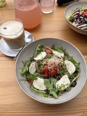 Pesto quinoa bowl   at inner you vegan in Tenerife