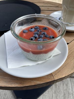 Chia puddingg  at Brenner in Vienna