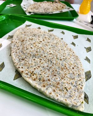 Big Jengyalov Hatc with mushrooms. It's REALLY BIG! at Taste of Artsakh - Mashtots in Yerevan