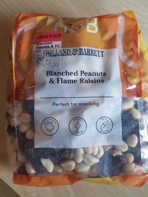 Peanuts and raisins at Holland & Barrett in Darlington