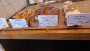 vegan options at Happy Atelier in Stockholm