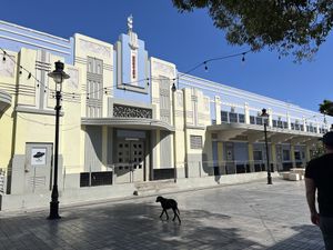 Mercado plaza outside   at Carmen's Special Hummus in Ponce