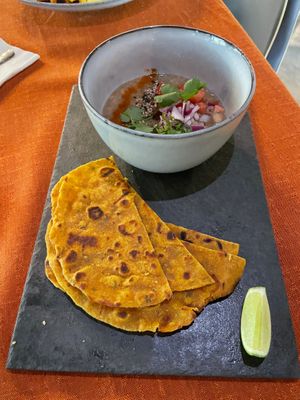 Chapatis!  at Afrixali Mar Bistro - Maybe closed in Tulum