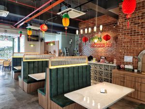 Interior at V Taste Vegetarian Cafe in Johor Bahru