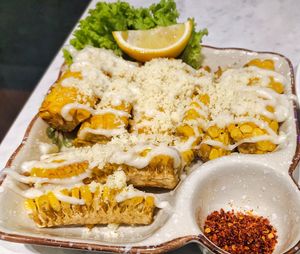 Cheese corn at V Taste Vegetarian Cafe in Johor Bahru