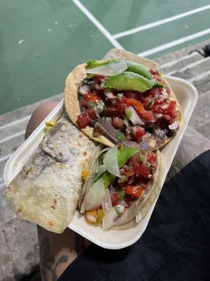   at Tacos Los Peches in Flores