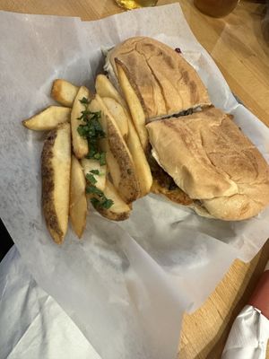 Veguisima vegan torta  at Taco Ocho in Richardson