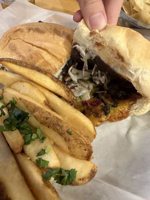 Veguisima vegan torta  at Taco Ocho in Richardson