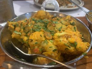 Mild potatoes and cauliflower   at Little India in American Fork
