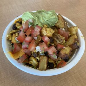 Vegan breakfast bowl  at Bridge & Tunnel Coffee - Cafe & Roastery in Asheville