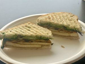 Visited again and had the Big Breakfast Sandwich on sourdough!  Delicious!    at Bridge & Tunnel Coffee - Cafe & Roastery in Asheville