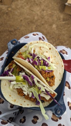 Vegan Breakfast Tacos at Vegan Basecamp in Las Vegas