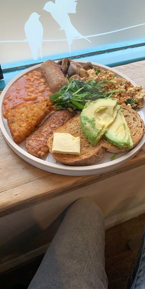 Vegan breakfast  at The Good Apple Cafe in Sunderland